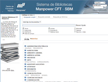Tablet Screenshot of biblioteca.cftmanpower.cl